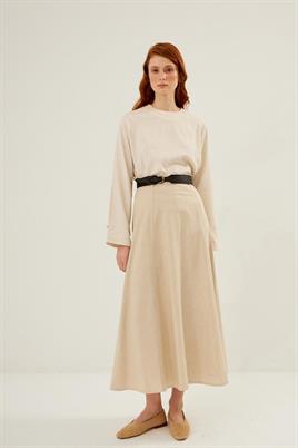 Oval Tokalı Kemer Siyah