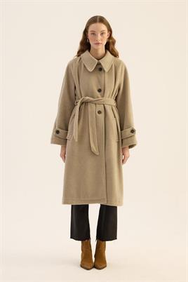 Oversize Kesim Kaban Vizon