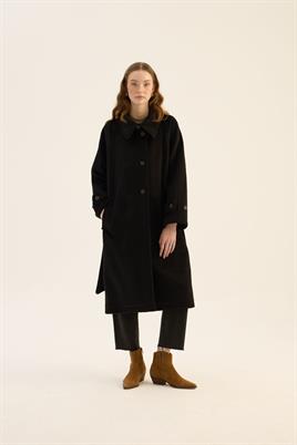 Oversize Kesim Kaban Siyah