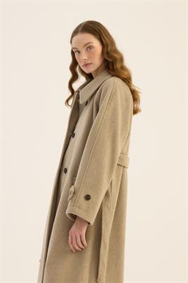 Oversize Kesim Kaban Vizon