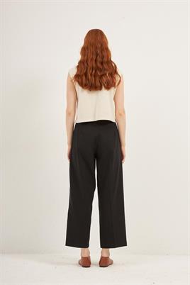 Paçası Apoletli Pantolon Antrasit