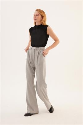 Palazzo Pantolon Açık Gri