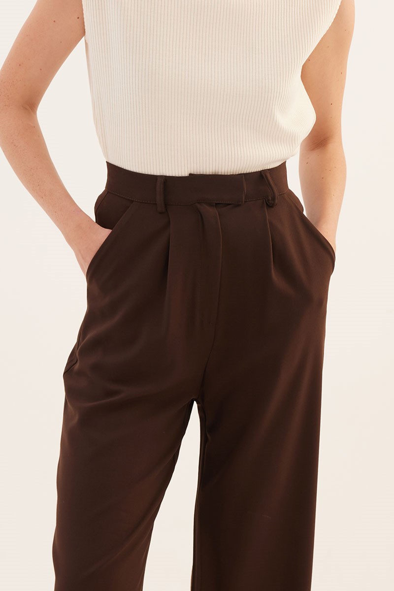 Palazzo Pantolon Acı kahve