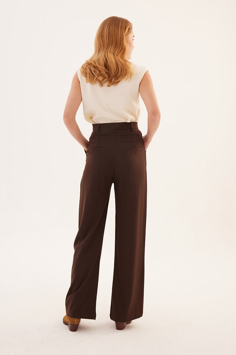 Palazzo Pantolon Acı kahve