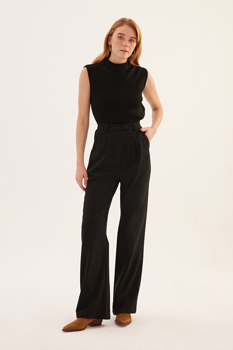 Palazzo Pantolon Siyah