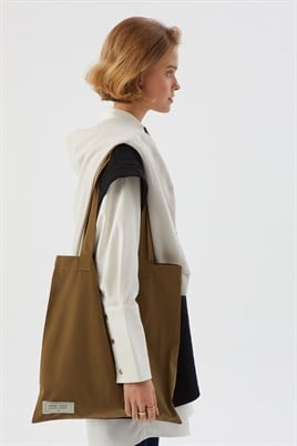 Pamuklu Shopper Çanta
