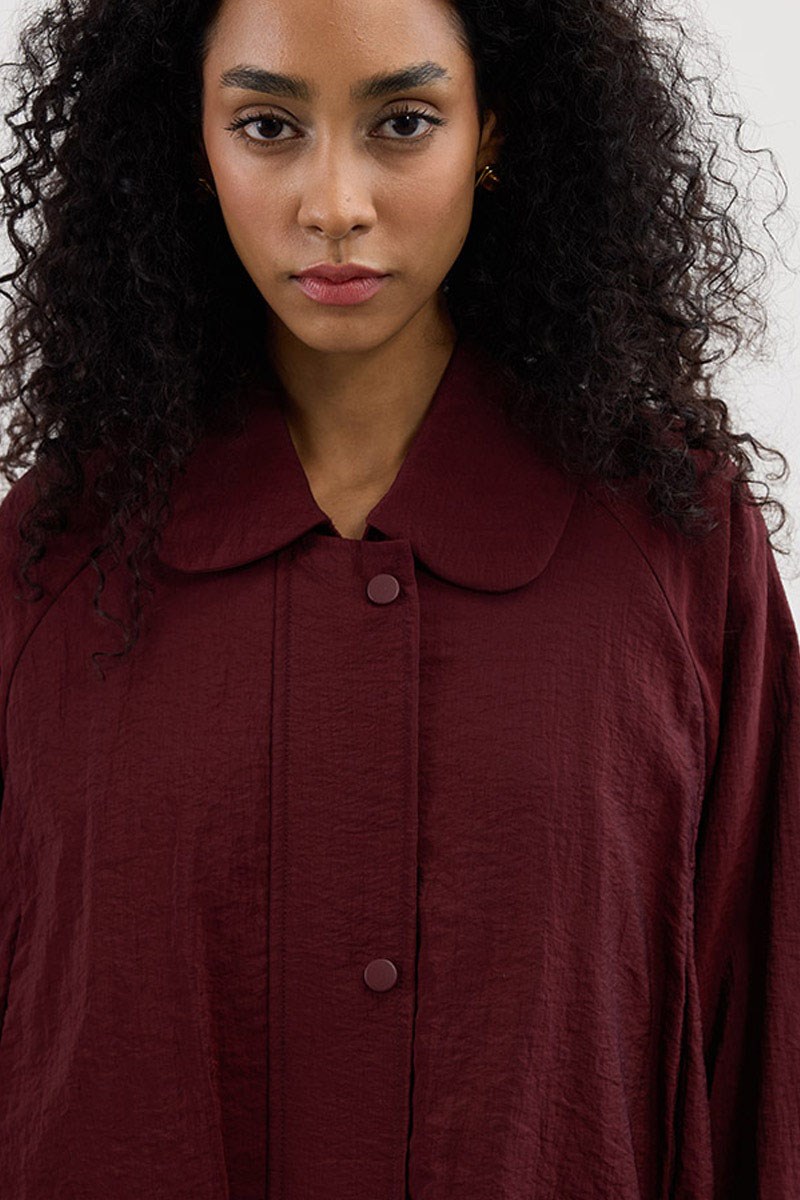 Paraşüt Bomber Ceket Bordo