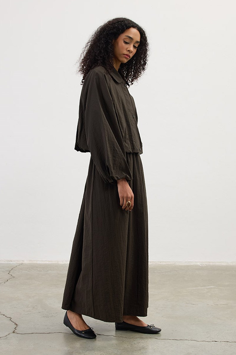 Paraşüt Bomber Ceket Koyu kahve