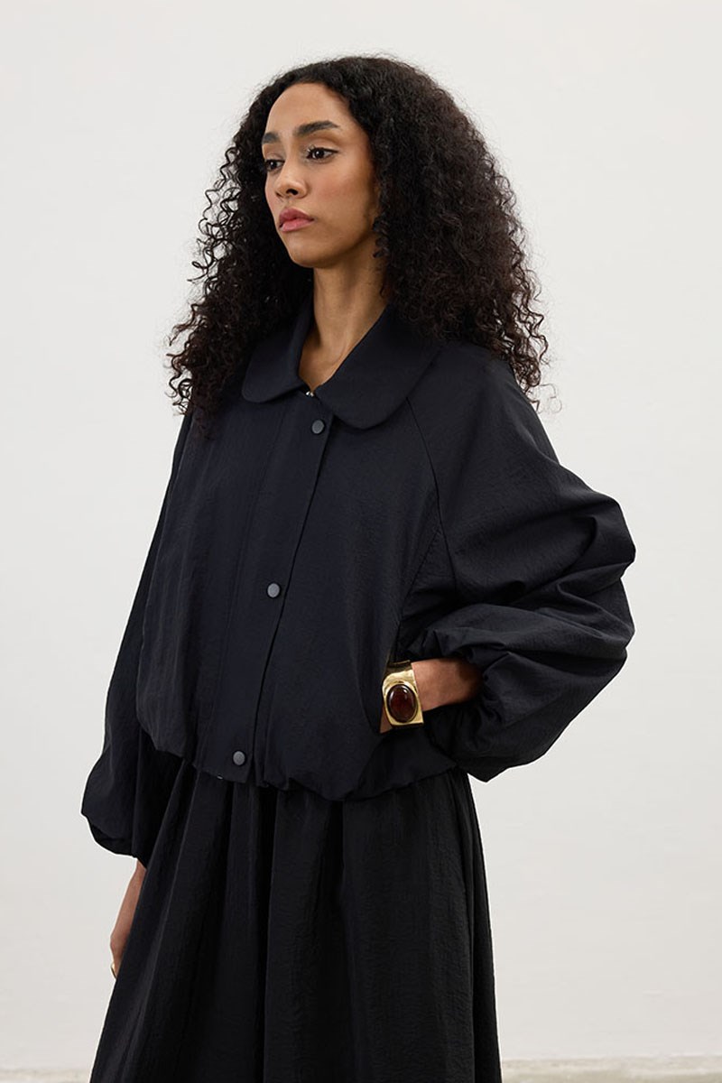 Paraşüt Bomber Ceket Siyah