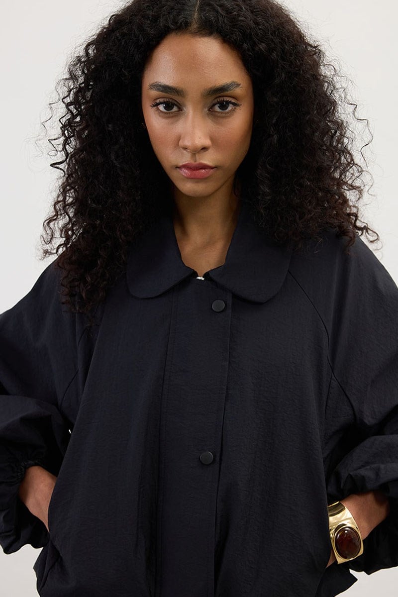 Paraşüt Bomber Ceket Siyah