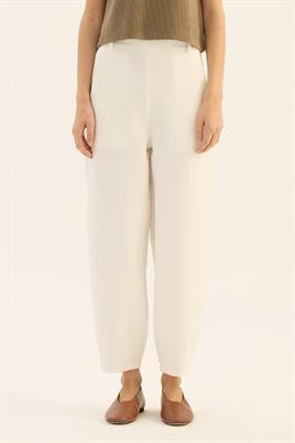 Pens Detaylı Pantolon Ekru
