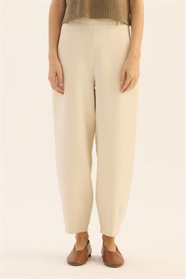 Pens Detaylı Pantolon Krem