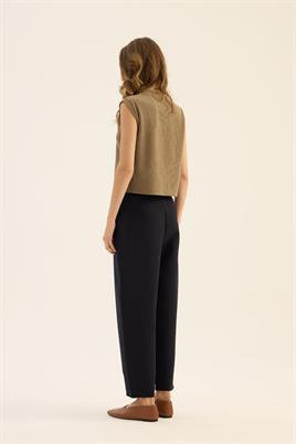 Pens Detaylı Pantolon Lacivert