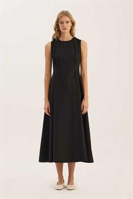 Pile Detaylı Jile Siyah