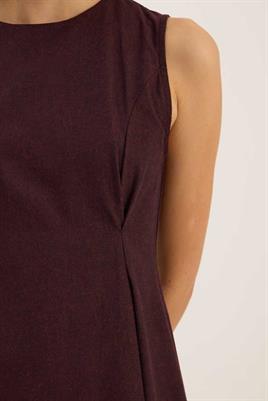 Pile Detaylı Jile Bordo