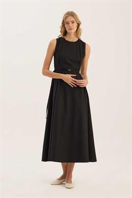 Pile Detaylı Jile Siyah