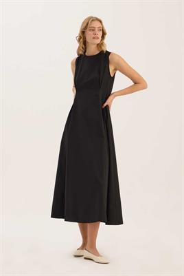 Pile Detaylı Jile Siyah