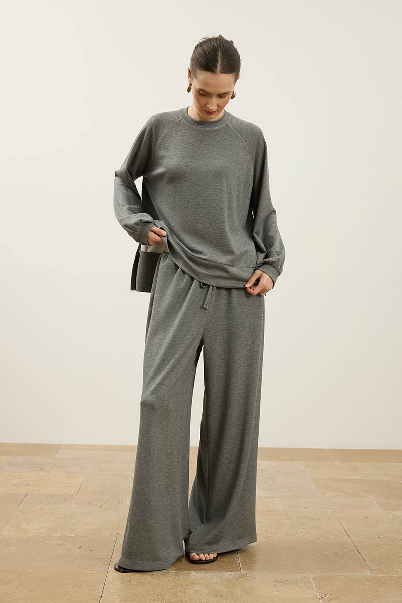 Rahat Kesim Sweatshirt Antrasit