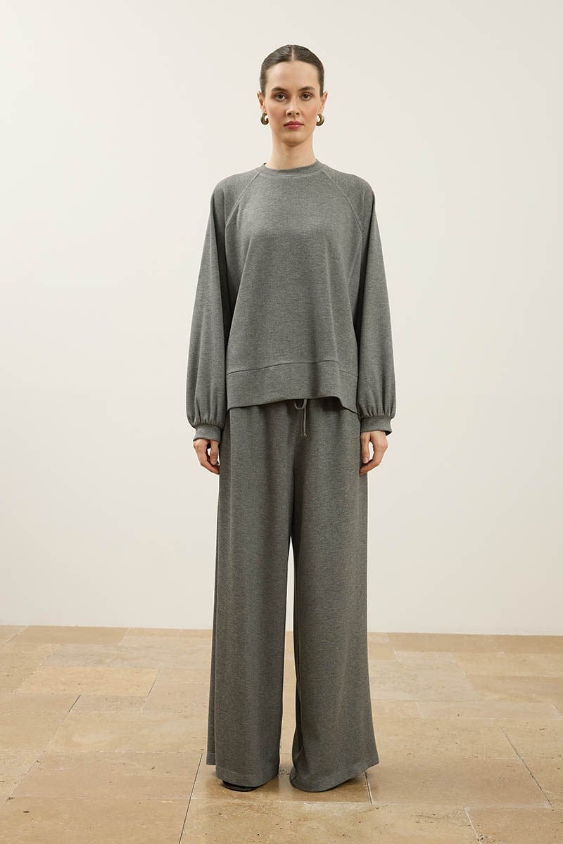 Rahat Kesim Sweatshirt Antrasit
