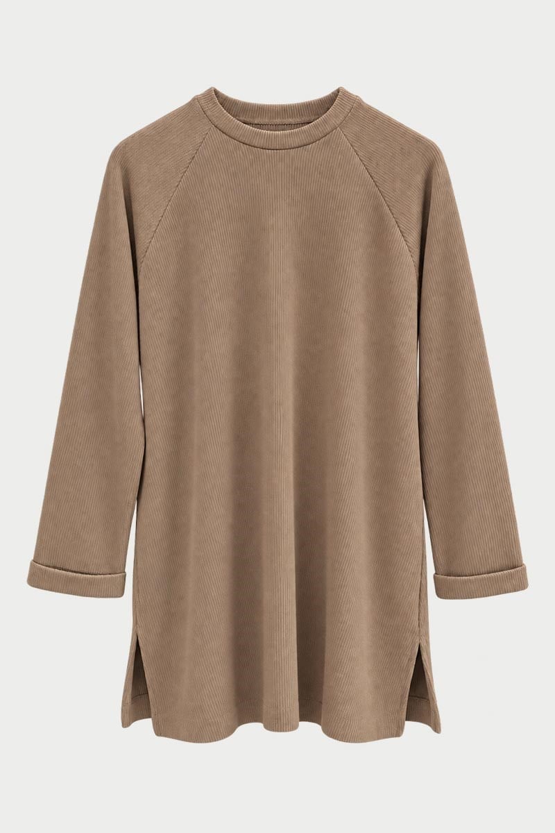 Reglan Kol Triko Kazak Koyu camel