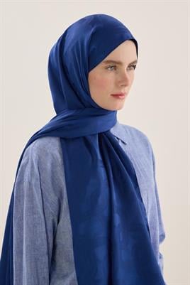 Sarmal Desenli Jakarlı Şal Saks