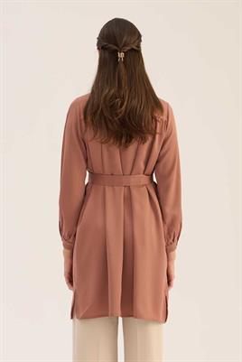 Saten Gömlek Gül kurusu