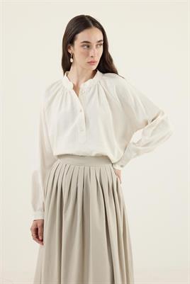 Sık Pileli Etek Taş