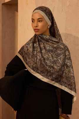Soft Vual İpek Şal Bej