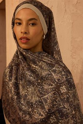 Soft Vual İpek Şal Bej