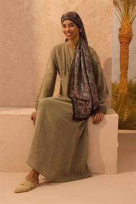 Soft Vual İpek Şal Bordo-Siyah