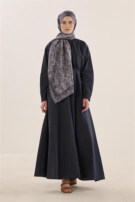 Soft Vual İpek Şal Gri