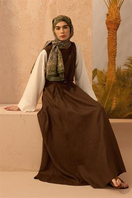 Soft Vual İpek Şal Yeşil