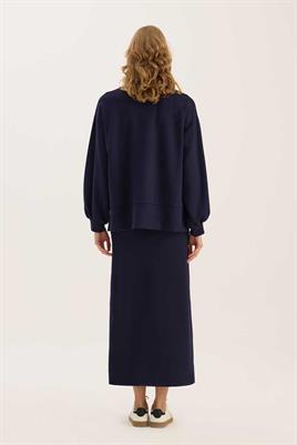 Sweatshirt Etek Lacivert