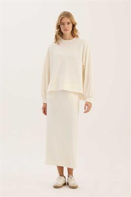 Sweatshirt Etek Ekru