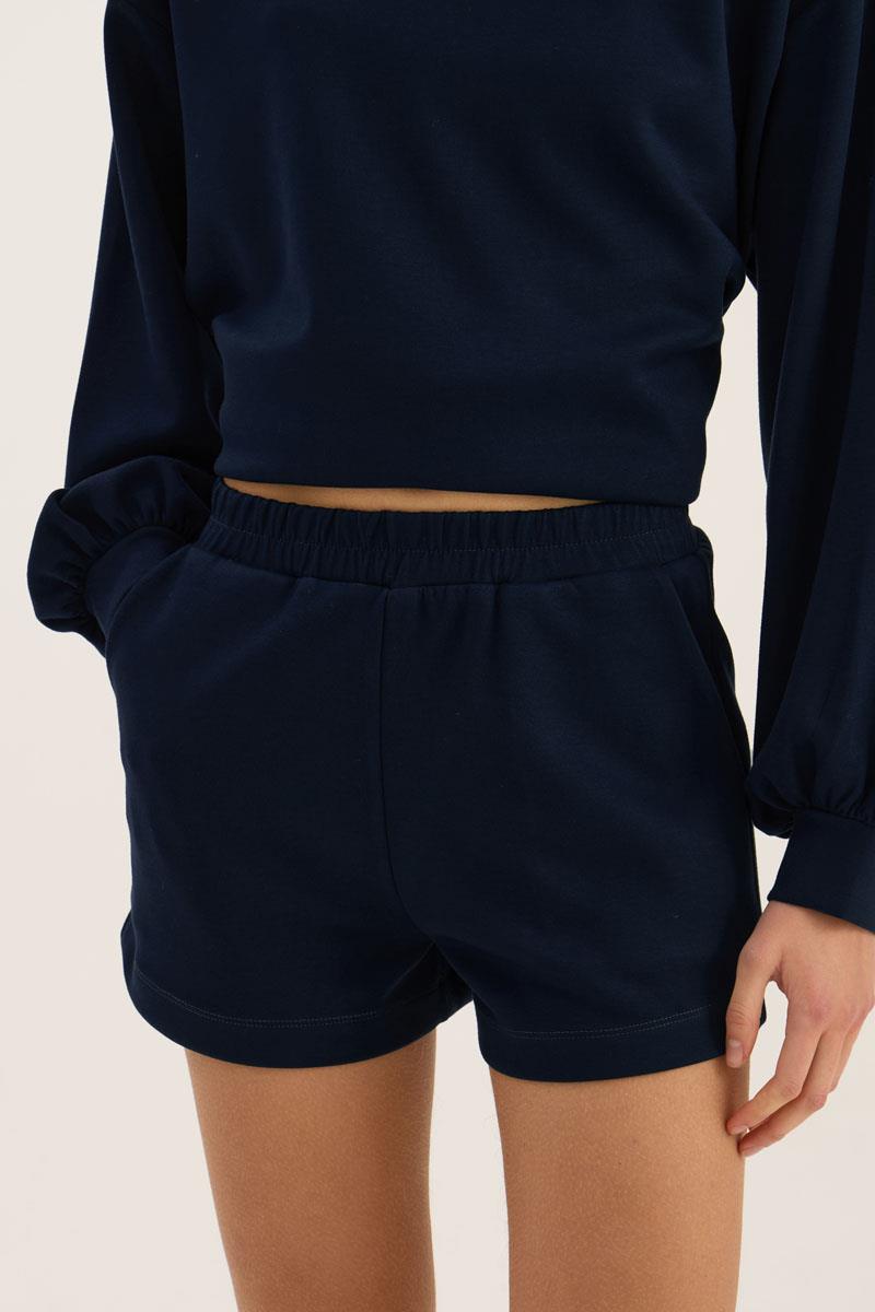 Sweatshirt Şort Lacivert