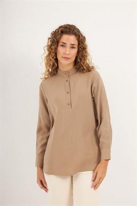 Takma Kollu Gömlek Taş