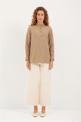 Takma Kollu Gömlek Taş