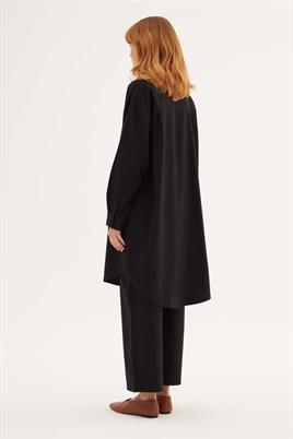 Tamamı Britli Gömlek Siyah