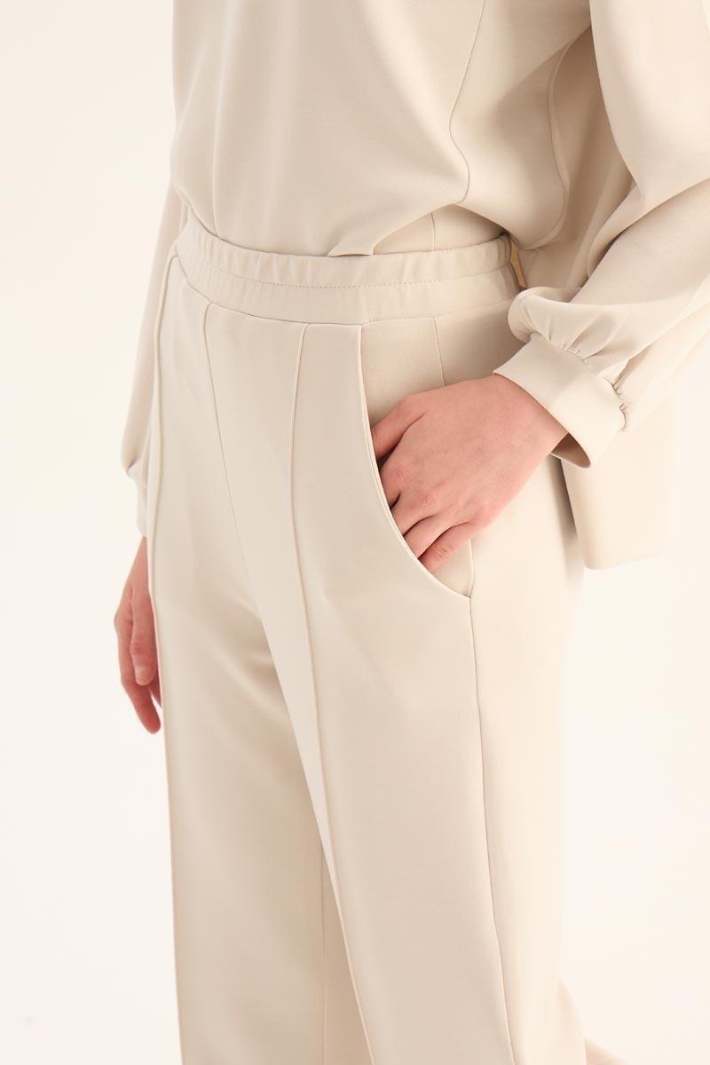 Taş Uzun Sweatshirt Eşofman Takımı