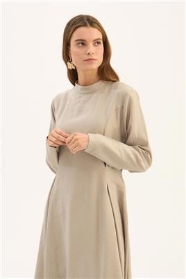 Taşlanmış Tensel Elbise Taş