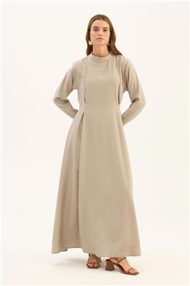 Taşlanmış Tensel Elbise Taş