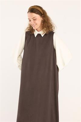 Tensel Jile Elbise Kahve