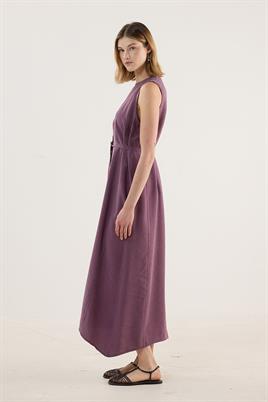 Tensel Jile Elbise Mürdüm