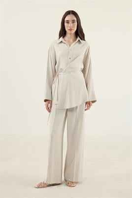 Tensel Palazzo Pantolon Taş