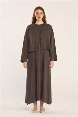 Tensel Yazlık Ceket Kahve