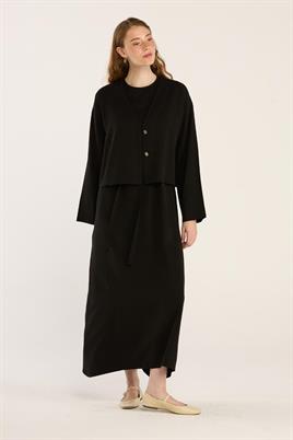 Tensel Yazlık Ceket Siyah