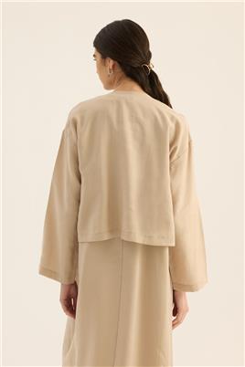 Tensel Yazlık Ceket Taş