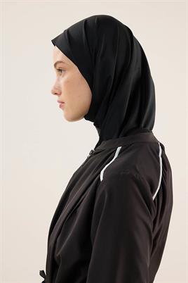 Tesettür Yüzme Bonesi Siyah