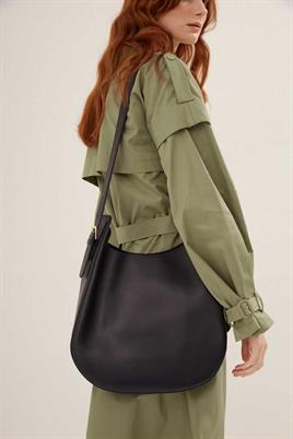 Tokalı Omuz Çantası Lacivert