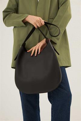 Tokalı Omuz Çantası Siyah